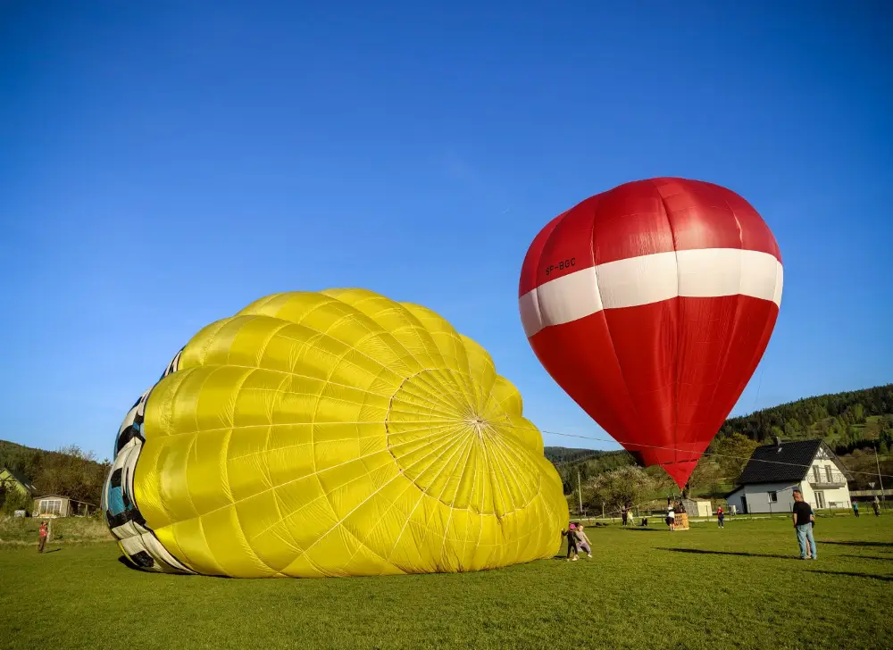 Jak działa balon — palnik i kopuła